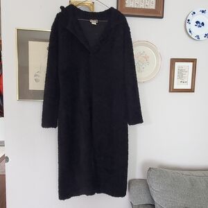 Rave Black Textured Coat